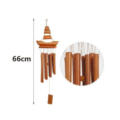 66cm Μελωδός - Κινέζικο Ξύλινο  Κουδούνι Αέρα - Feng Shui Wind Bell