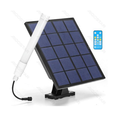 50W Λάμπα LED Dimmable με Ηλιακό Πάνελ, Τηλεχειριστήριο & IP65 για Εξωτερικούς Χώρους