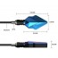 Σετ 2τμχ Φλας LED Μοτοσυκλέτας 12V 10mm με Διπλό Φωτισμό Μωβ – Κόκκινο, Πορτοκαλί