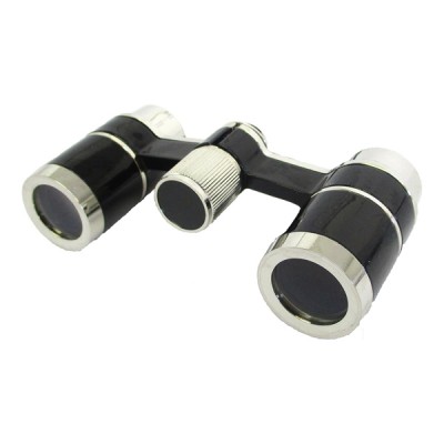 Κυάλια Θεάτρου x3 & Φακό 18 mm με Κορδόνι Μαύρα