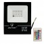 50W Slim RGB LED Προβολέας Αδιάβροχος με Τηλεχειρισμό & Εναλλασσόμενο Πολύχρωμο Φωτισμό