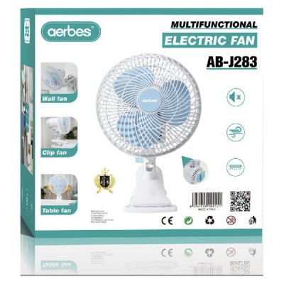Ανεμιστήρας 25w με Clip και 3 Λεπίδες  AB-J283