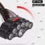 AB-Z1018 Αδιάβροχος Επαναφορτιζόμενος Φακός Κεφαλής με 9 Super Bright LED και 4 Λειτουργίες Φωτισμού