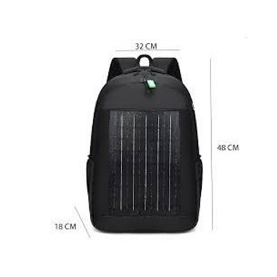 Ηλιακό Σακίδιο Πλάτης Μαύρο  GD-1320SL – Solar Backpack