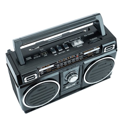 Ηλιακό  Φορητό Ηχείο 2x5w Bluetooth με Αναλογικό Ραδιόφωνο AM-FM,  με Ηλιακό Πάνελ RX-750SD