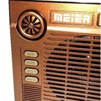Ηλιακό Φορητό Ηχείο Bluetooth με Αναλογικό Ραδιόφωνο AM-FM-SW, με Ηλιακό Πάνελ και Μικρόφωνο για Καραόκε  M-538BT-S