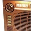 Ηλιακό Φορητό Ηχείο Bluetooth με Αναλογικό Ραδιόφωνο AM-FM-SW, με Ηλιακό Πάνελ και Μικρόφωνο για Καραόκε  M-538BT-S