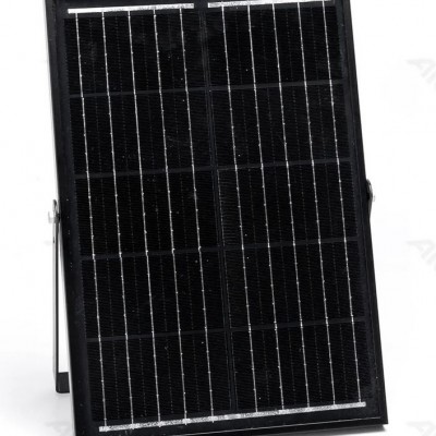 100W Αδιάβροχος Ηλιακός Προβολέας LED με Πάνελ & Τηλεχειριστήριο Aigostar