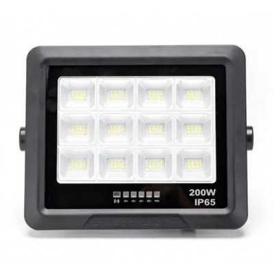 200W Αδιάβροχος Ηλιακός Προβολέας LED με Πάνελ & Τηλεχειριστήριο Aigostar