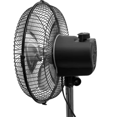 Ισχυρός Επιδαπέδιος Ανεμιστήρας 50W 12” – 3 Ταχυτήτων με Μεταλλικό Πλέγμα
