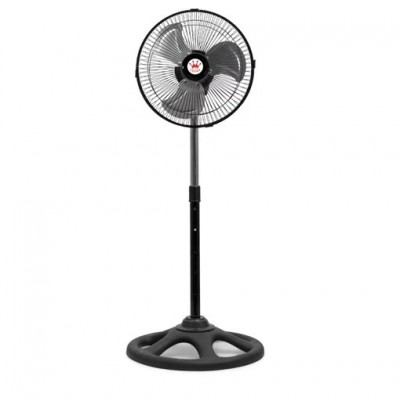 Ισχυρός Επιδαπέδιος Ανεμιστήρας 50W 12” – 3 Ταχυτήτων με Μεταλλικό Πλέγμα