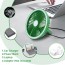Επιτραπέζιος & Κρεμαστός Φορητός RGB Mini Ανεμιστήρας 2 σε 1 με LED και USB Φόρτιση Πράσινο –  Arrango
