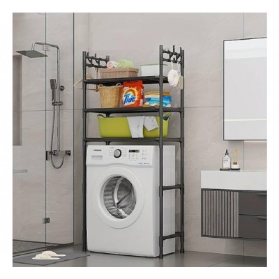 Μεταλλική Ραφιέρα Δαπέδου 155x72x25cm για Τοποθέτηση Πάνω από το Πλυντήριο Ρούχων