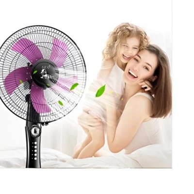 41cm Επιδαπέδιος Ανεμιστήρας Ορθοστάτης 60W - Μαύρος