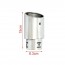 Διακοσμητικό Άκρο - Μπούκα Εξάτμισης Inox 63mmx150mm για Αυτοκίνητα 1.5L-1.8L
