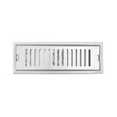 Inox Σχαράκι-Σιφώνι Αποχέτευσης 10x30cm με Διπλό Φίλτρο Συγκράτησης Σκουπιδιών
