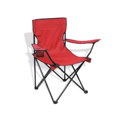50x50x80cm Πτυσσόμενη Καρέκλα Ψαρέματος-Camping με Μεταλλικό Σκελετό