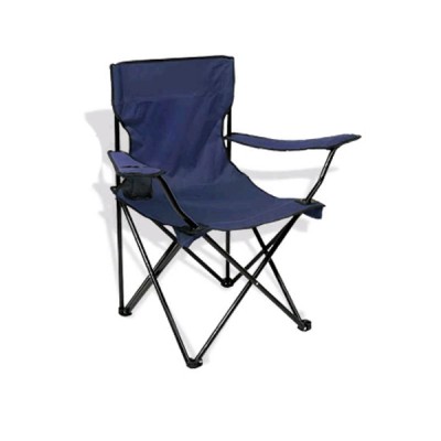 50x50x80cm Πτυσσόμενη Καρέκλα Ψαρέματος-Camping με Μεταλλικό Σκελετό