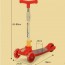 XMT-B488 Παιδικό Αναδιπλούμενο Scooter - Πατίνι με Πίσω Φρένο και LED Φωτάκια