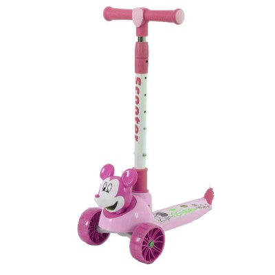 XMT-6011-10-38779 Παιδικό Αναδιπλούμενο Scooter - Πατίνι με Πίσω Φρένο και LED Φωτάκια