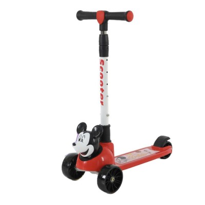 XMT-6011-10-38779 Παιδικό Αναδιπλούμενο Scooter - Πατίνι με Πίσω Φρένο και LED Φωτάκια