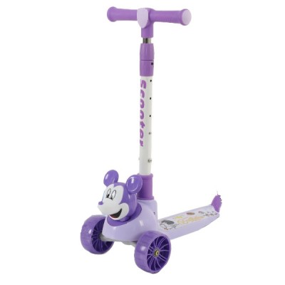 XMT-6011-10-38779 Παιδικό Αναδιπλούμενο Scooter - Πατίνι με Πίσω Φρένο και LED Φωτάκια