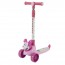 XMT-6011-10-38779 Παιδικό Αναδιπλούμενο Scooter - Πατίνι με Πίσω Φρένο και LED Φωτάκια