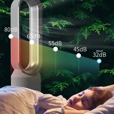 Ανεμιστήρας Πύργος Χωρίς Πτερύγια 51cm με Τηλεχειριστήριο και Περιστροφή 90°