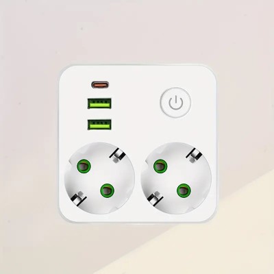 Πολύπριζο Σούκο με 2 Θύρες USB-A και 1 Θύρα USB-C 2500W