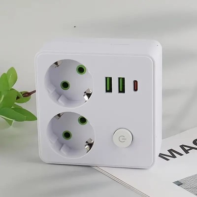 Πολύπριζο Σούκο με 2 Θύρες USB-A και 1 Θύρα USB-C 2500W
