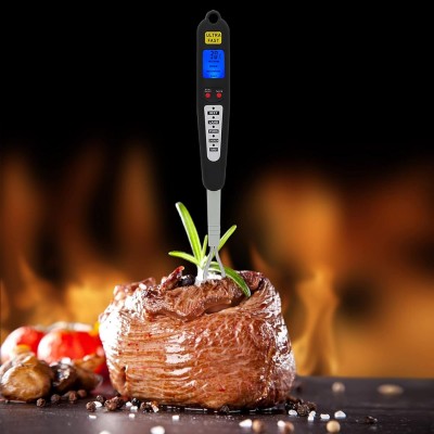 Ψηφιακό Θερμόμετρο Τροφίμων-BBQ με Διπλή Ακίδα και Οθόνη LED για Μαγείρεμα & Ψήσιμο