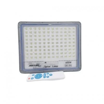 600W Led Αδιάβροχος Ηλιακός Προβολέας 17280LM με Πάνελ & Τηλεχειριστήριο Jortan JT-600W