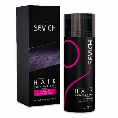 Dark Brown Sevich Hair Building Fibers - Μικρο-ίνες Κερατίνης για Πλούσια Μαλλιά 25γρ - Sevich Hair Building Fibers