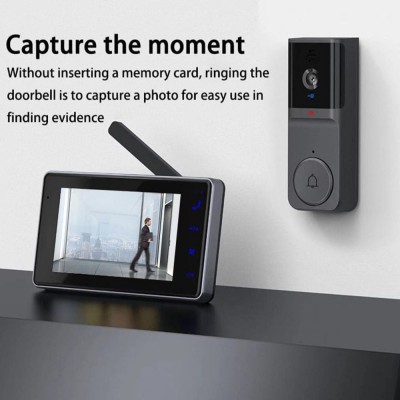 Ασύρματη Κάμερα Κουδουνιού WiFI 1080P με Νυχτερινή Όραση & Bluetooth XD2501