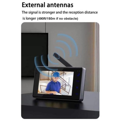 Ασύρματη Κάμερα Κουδουνιού WiFI 1080P με Νυχτερινή Όραση & Bluetooth XD2501