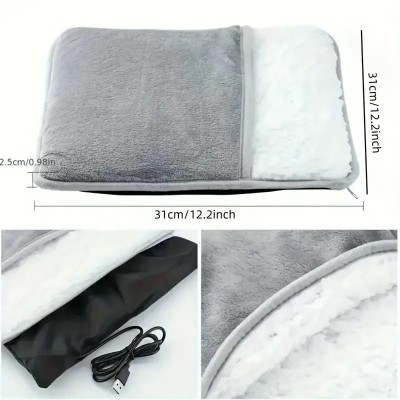 28x29cm Φορητό Θερμαινόμενο Μαξιλάρι Ποδιών USB Feet Warmer