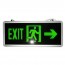 35x15cm LED Φωτιζόμενη Επιγραφή Μπαταρίας EXIT – Διπλής Όψης