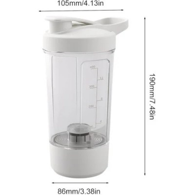 Ηλεκτρικό Shaker Μπουκάλι 400ml με Αυτόματη Ανάδευση και Επαναφορτιζόμενη Μπαταρία