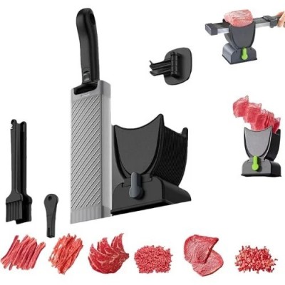 Συσκευή Κοπής Κρέατος Fresh Meat Slicer Μαύρο – Χειροκίνητος Κόφτης για Κρέας & Λαχανικά A1