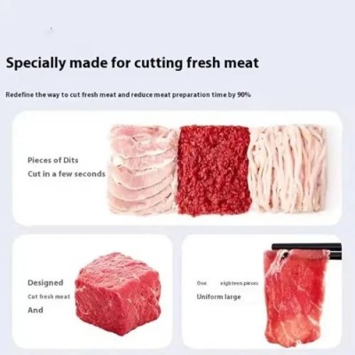 Συσκευή Κοπής Κρέατος Fresh Meat Slicer Μαύρο – Χειροκίνητος Κόφτης για Κρέας & Λαχανικά A2