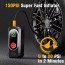 DINGQI Jump Starter 12V & Power Bank 12.000mAh Εκκινητής Μπαταρίας Αυτοκινήτου με Φακό, Κροκοδειλάκια, Καλώδια Φόρτισης, Πυξίδα & Βαλιτσάκι Μεταφοράς