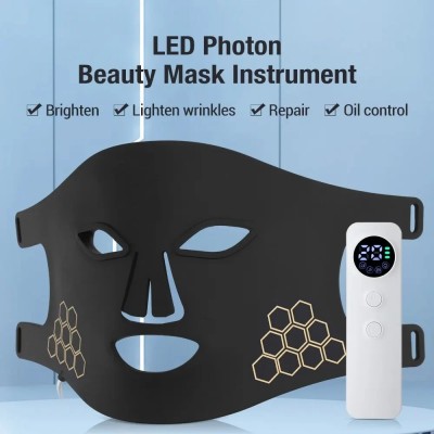 Μάσκα Φωτοθεραπείας 72 LED με 4 Χρώματα & USB για Αναζωογόνηση Προσώπου