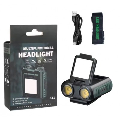 Mini Επαναφορτιζόμενος Φακός LED με Ανίχνευση Κίνησης & 5 Λειτουργίες 1200mAh