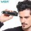 VGR V-683 Επαγγελματική Επαναφορτιζόμενη Κουρευτική Μηχανή με Οθόνη LED