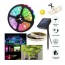Αδιάβροχη Αυτόνομη RGB Ταινία LED 3528 SMD, με Ηλιακό Πάνελ & Τηλεχειριστήριο, RGB Ταινία Led  5 Μέτρων