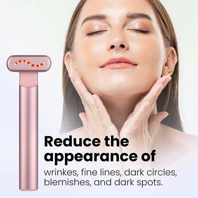 EMS Microcurrent Face Lifting Συσκευή με Κόκκινο Φως