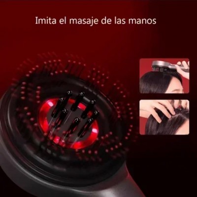 Βούρτσα Μαλλιών με Λειτουργία Μασάζ XYT-0801 Κόκκινη