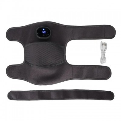 Ηλεκτρικό Αυτοθερμαινόμενο Μασάζ Γονάτων με Θερμή Συμπίεση & Θεραπεία Κραδασμών