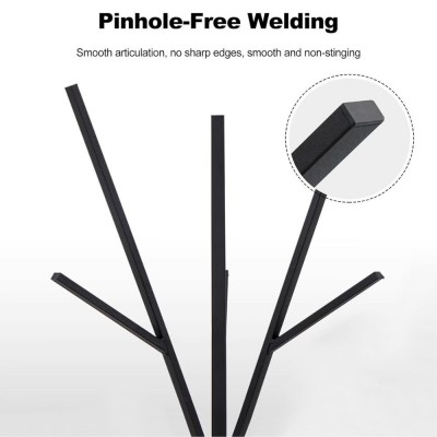 Μεταλλικός Καλόγερος FQ-17 Μαύρο Χρώμα 180 εκ.