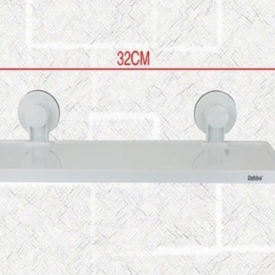 Επιτοίχιο Ράφι Πλαστικό με Βεντούζες Bathlux 30134